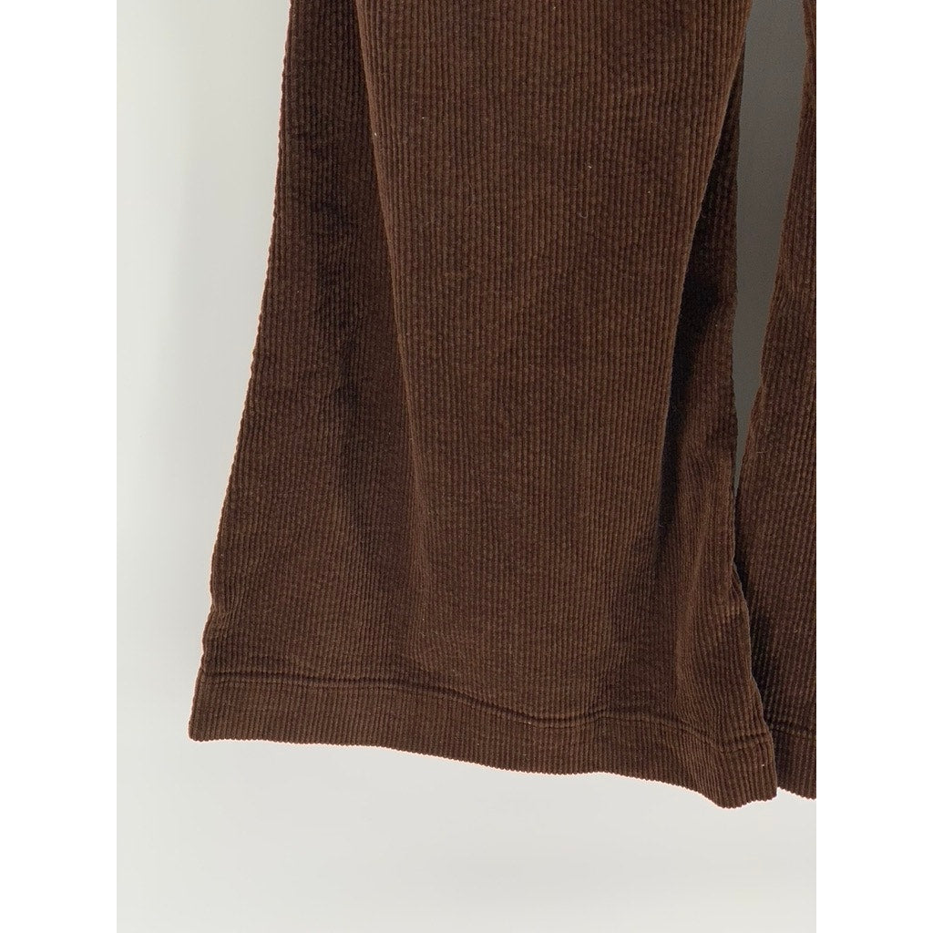 ROLLA'S Women's Brown Corduroy Flare High-Rise Pants SZ 26(US2)