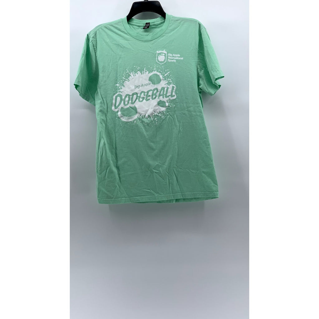 DISTRICT Men's Green Crewneck Big Apple Dodgeball Short Sleeve T-Shirt SZ M
