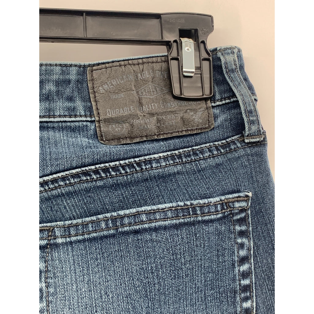 AMERICAN EAGLE Men's Indigo Blue Denim 360 Extreme Flex Skinny Jeans SZ 28X30