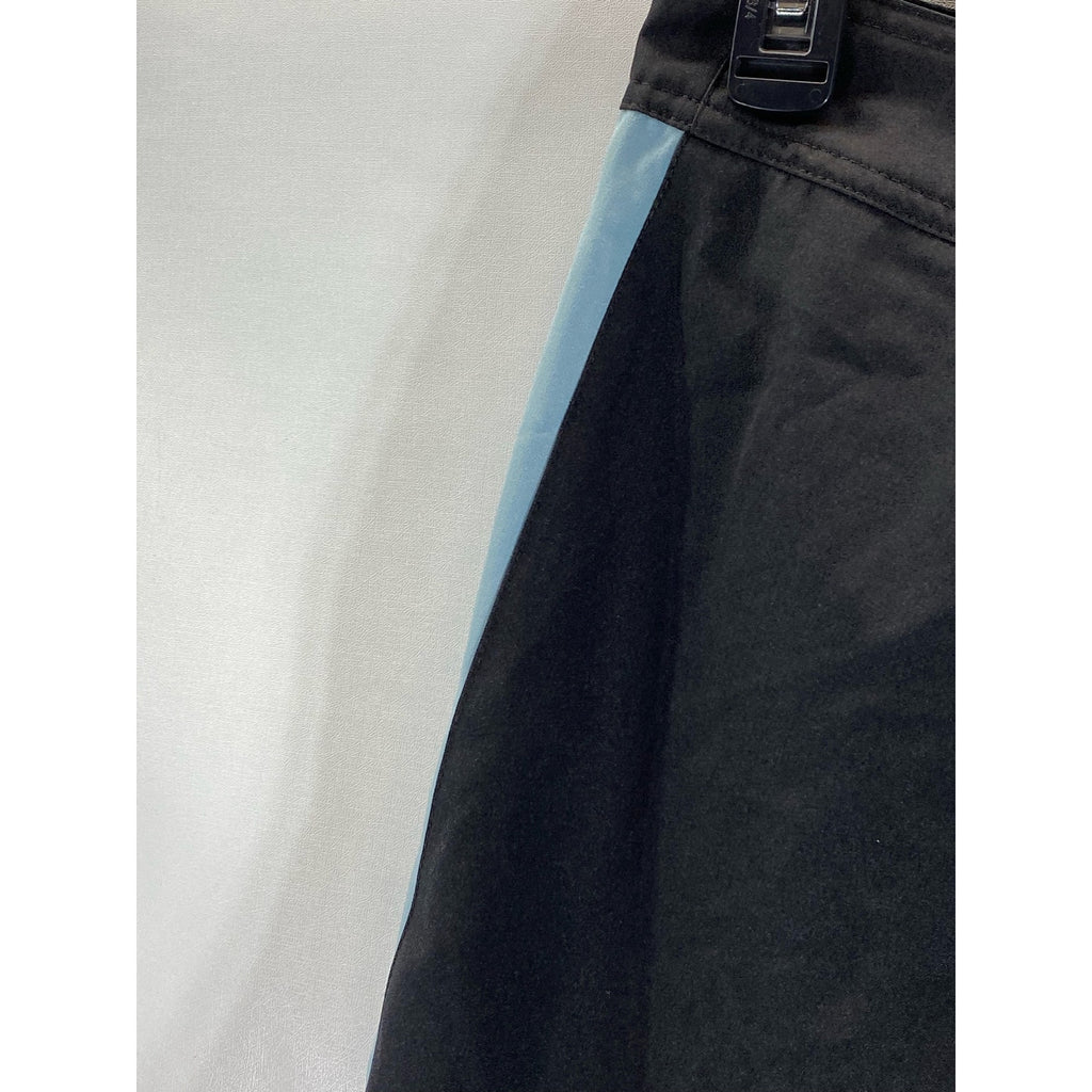 NIKE Men's Black/Blue Drawstring Pull-On Swim Trunks SZ 32