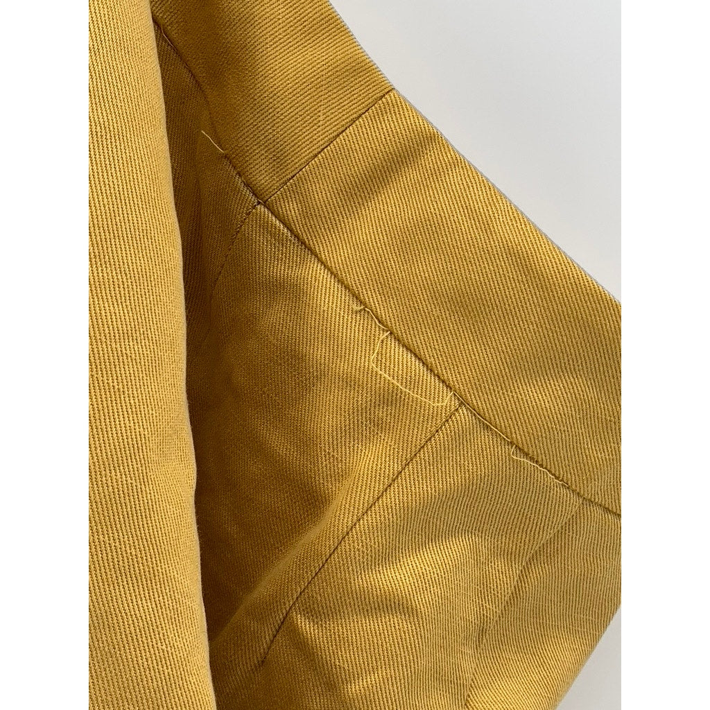 WILFRED FREE Women's Tan Solid Wide-Leg High-Rise Pants SZ 4