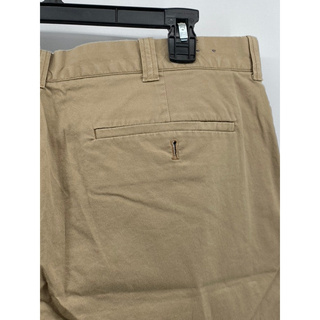 J.CREW Men's Tan Regular-Fit Stretch 9" Chino Shorts SZ 35