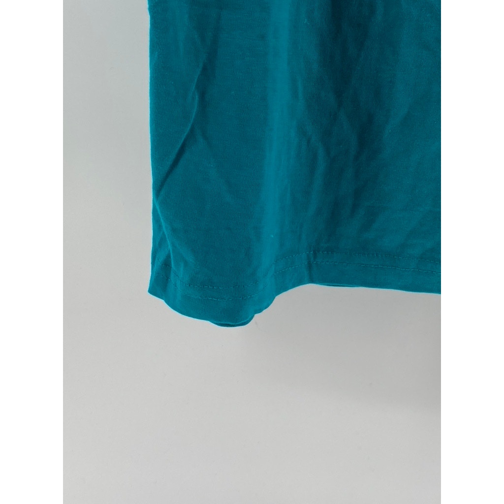 VERTICAL SPORTS Men's Blue New York Times Square Graphic Scoop-Neck Tank SZ M