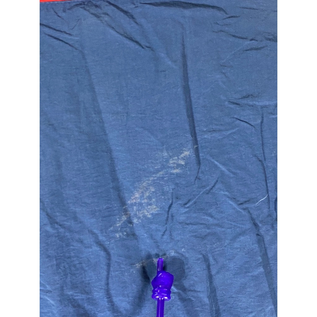 STARTER Men's Vintage Blue-Red Atlanta Braves Zip-Up Windbreaker Jacket SZ XL