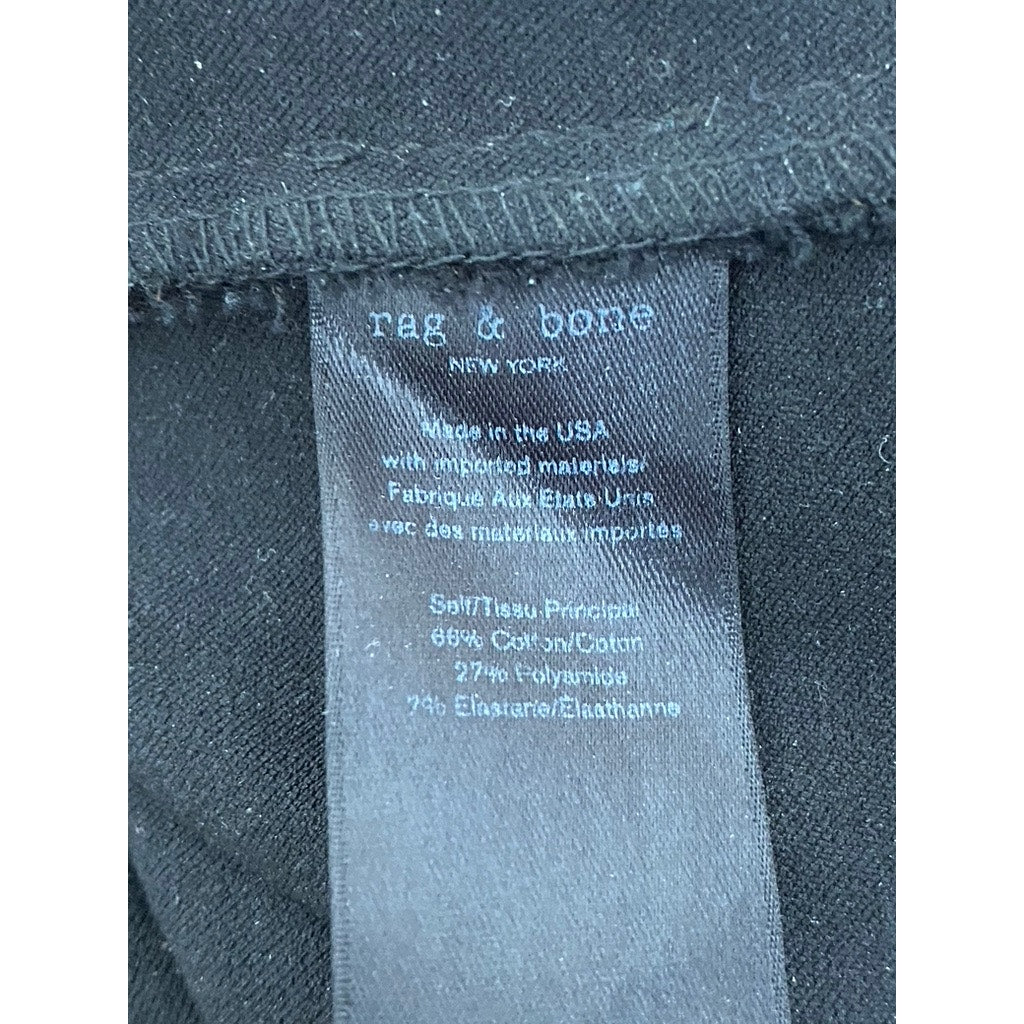 RAG & BONE Women's Black Solid Pocketless Skinny-Leg Pants SZ 2