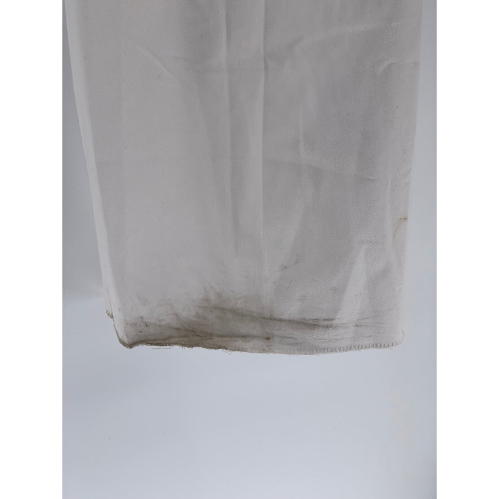 DSCP BY BREMEN BOWDON Men's White Solid Regular-Fit Wide-Leg Pants SZ 34