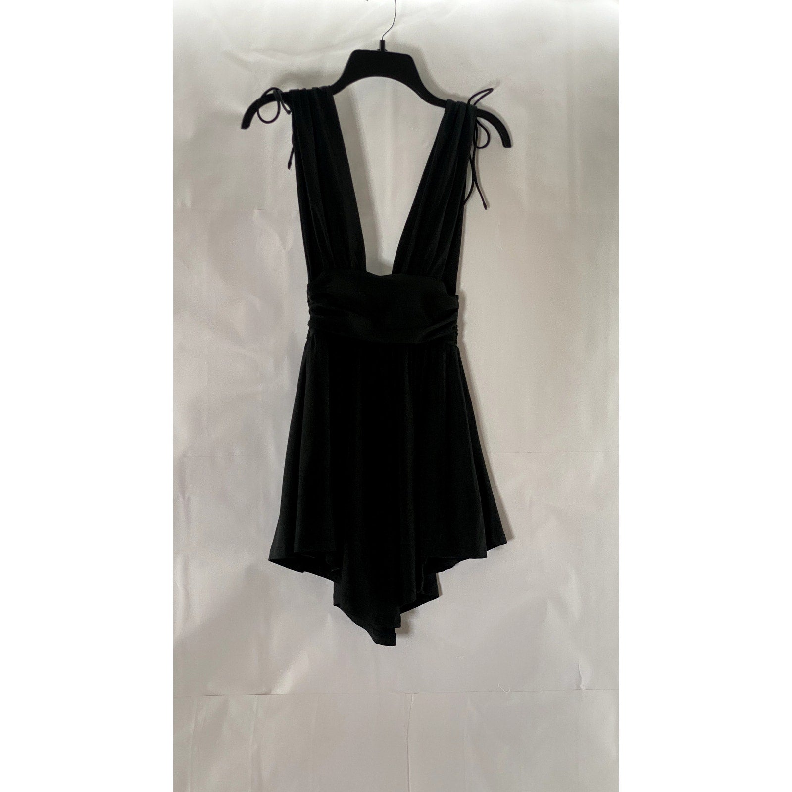 WHITE FOX Women's Solid Black My Pleasure Sleeveless Mini Dress SZ XS
