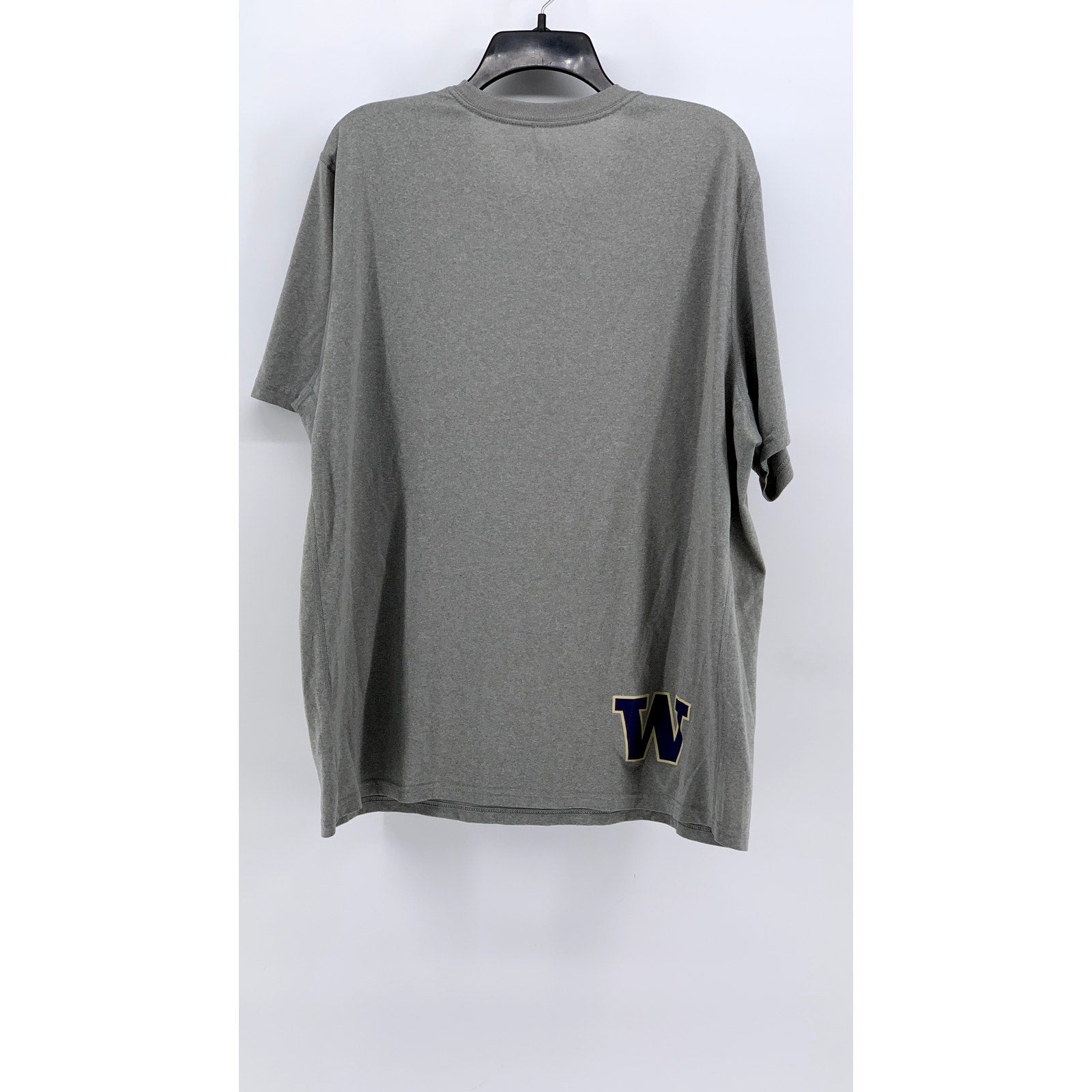 NIKE Men's Gray Huskies Football Logo Short Sleeve Shirt SZ XL