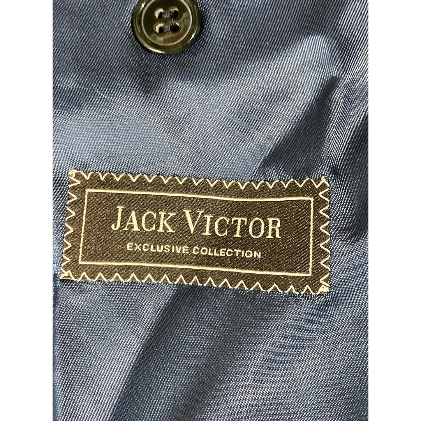 JACK VICTOR Men's Charcoal Wool Super 110's Two-Button Loreto Blazer SZ 48R