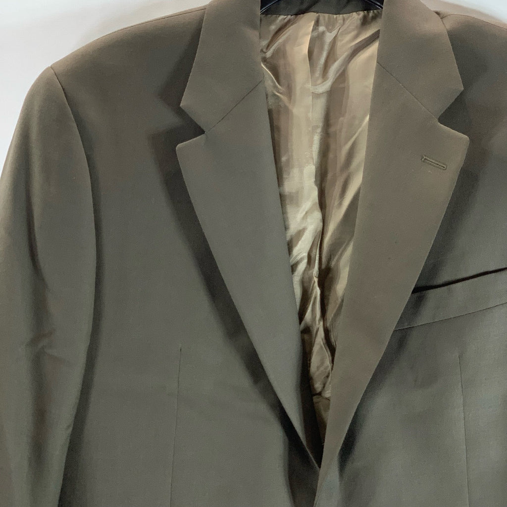 LAUREN RALPH LAUREN Men's Brown Two-Button Wool Suit SZ 44R/34X30