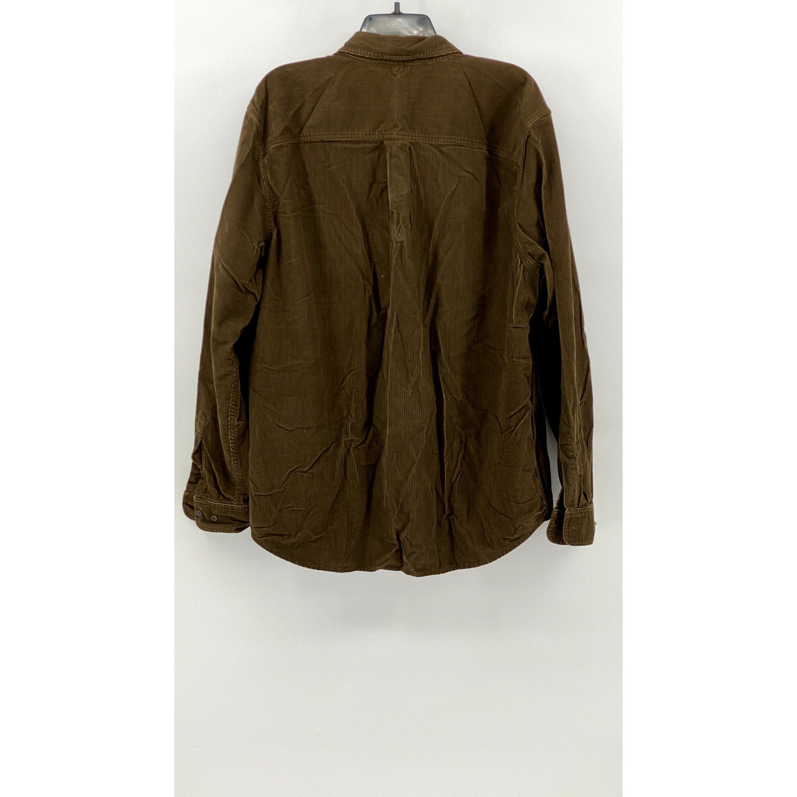 EDDIE BAUER Men's Brown Button Down SZ (L)