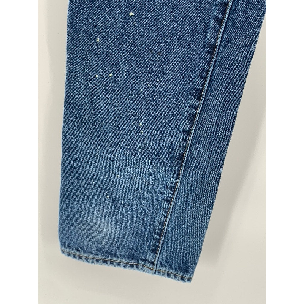 POLO RALPH LAUREN Men's Medium Blue Denim Regular-Fit Straight Leg Jean SZ 30X32