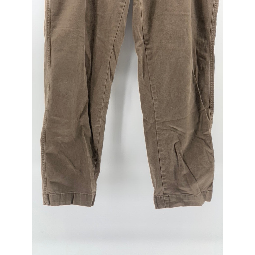 JOSEPH ABBOUD Men's Brown Straight-Leg Stretch Chino Pants SZ 40X32