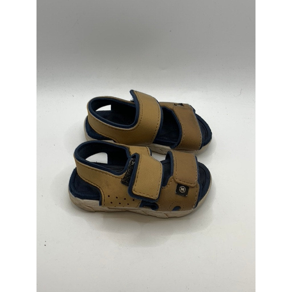 MOLEKINHO Baby Brown Strappy Lightweight Casual Sandals SZ 19(US4.5)