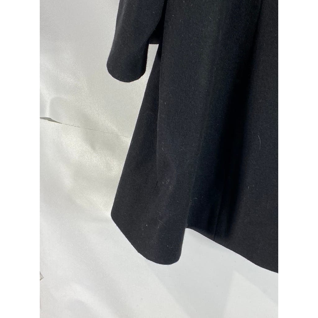FORECARSTER OF BOSTON Women's Plus Black Wool-Blend Single Breasted Coat SZ 20W