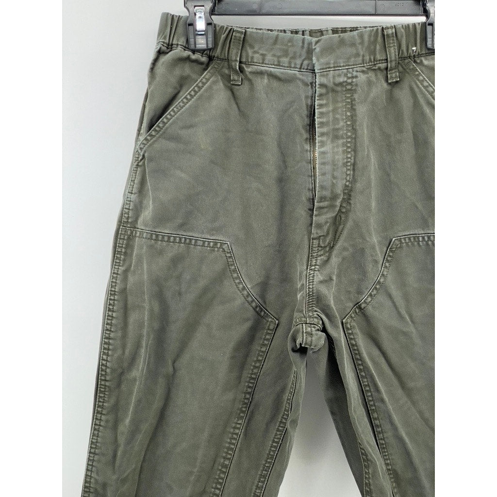 UNILQO Men's Dark Green Straight-Leg J Easy Work Pant SZ S