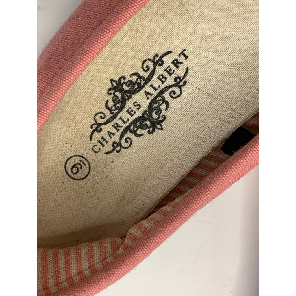 CHARLES ALBERT Women's Light Pink Lightweight Flats SZ 6