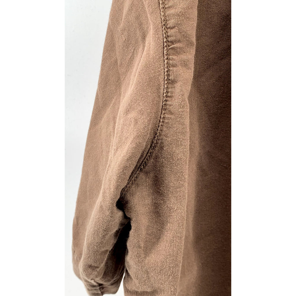 COLUMBIA Men's Brown Regular-Fit Button-Up Short Sleeve Shirt SZ XL