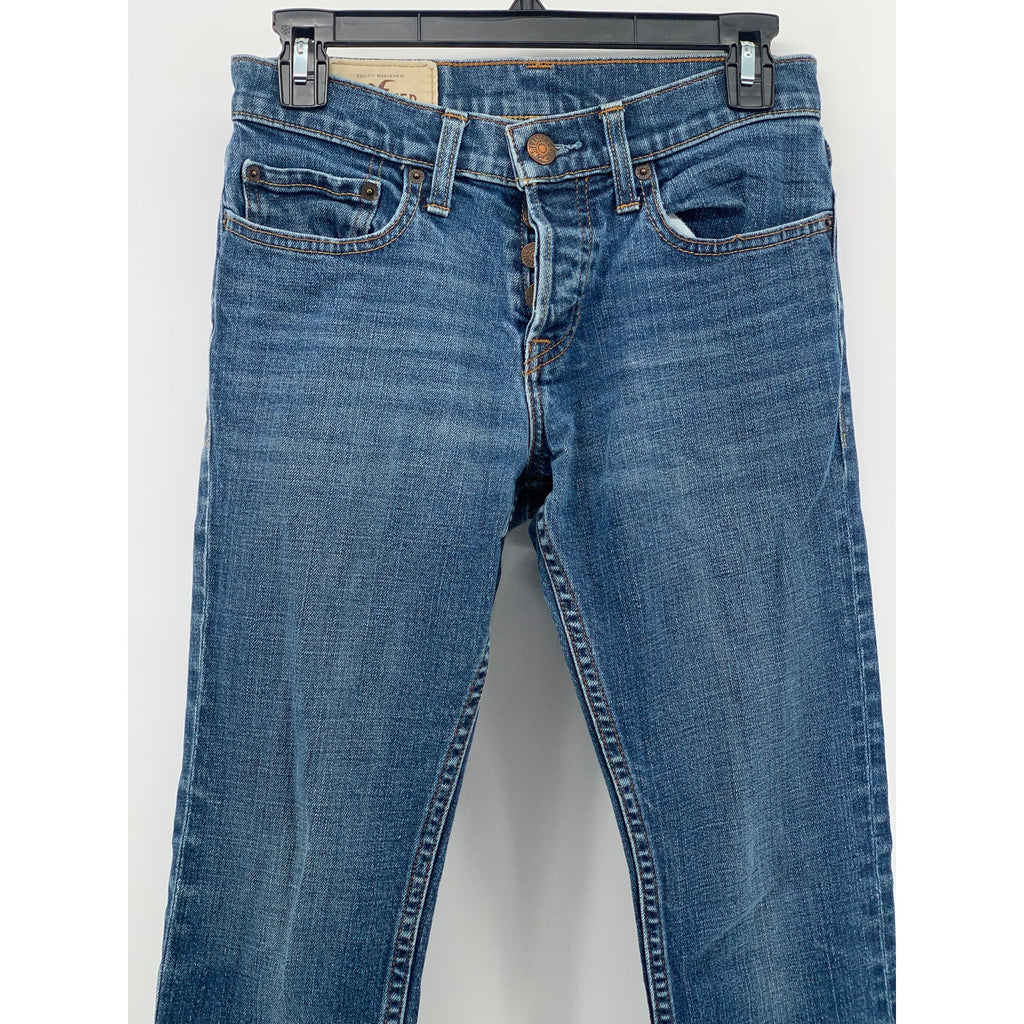 HOLLISTER Men's Blue Denim Slim-Leg Regular-Fit Five-Pocket Jeans SZ 29X30