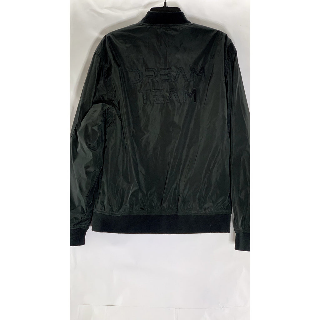 THREADFAST Unisex Adult Black Custom-Made 'The Other Two' Bomber Jacket SZ M