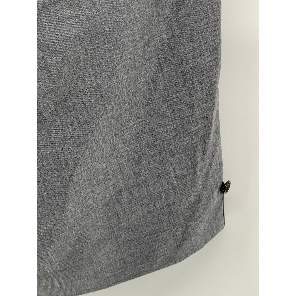 THOM BROWNE Men's Gray Wool Twil Backstrap Shorts SZ 3(US42)