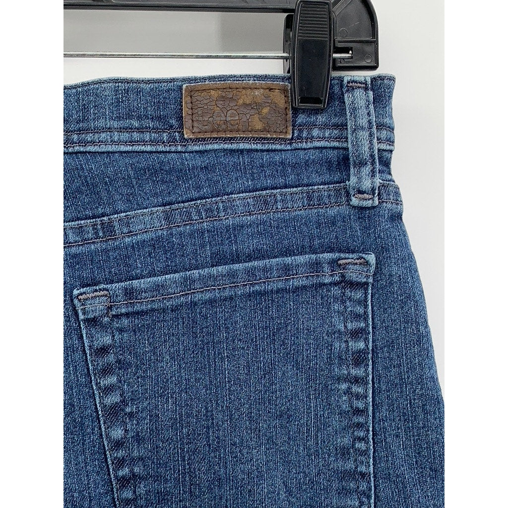 LEE Women's Medium Wash Classic Fit Straight Leg Jeans SZ 8