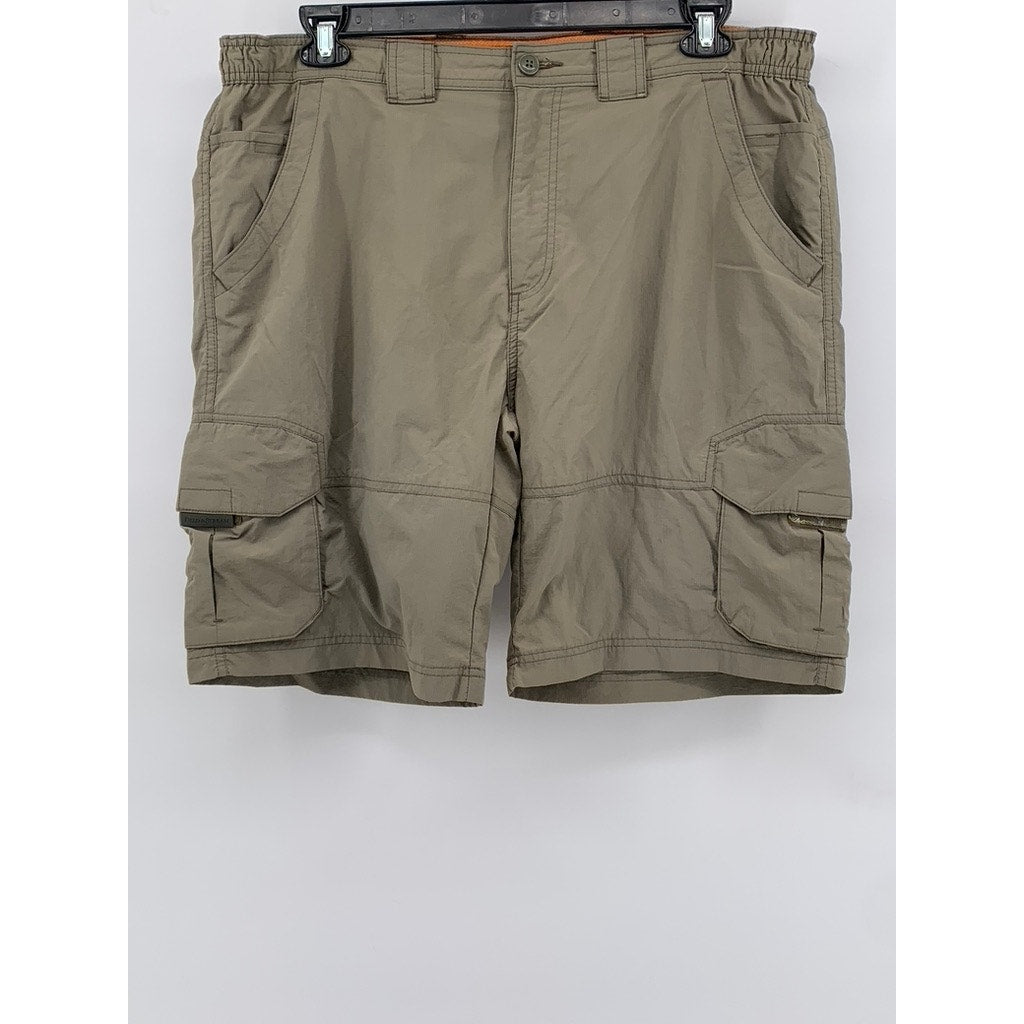 FIELD & STREAM Men's Tan Nylon Cargo Shorts SZ XL(40-42)