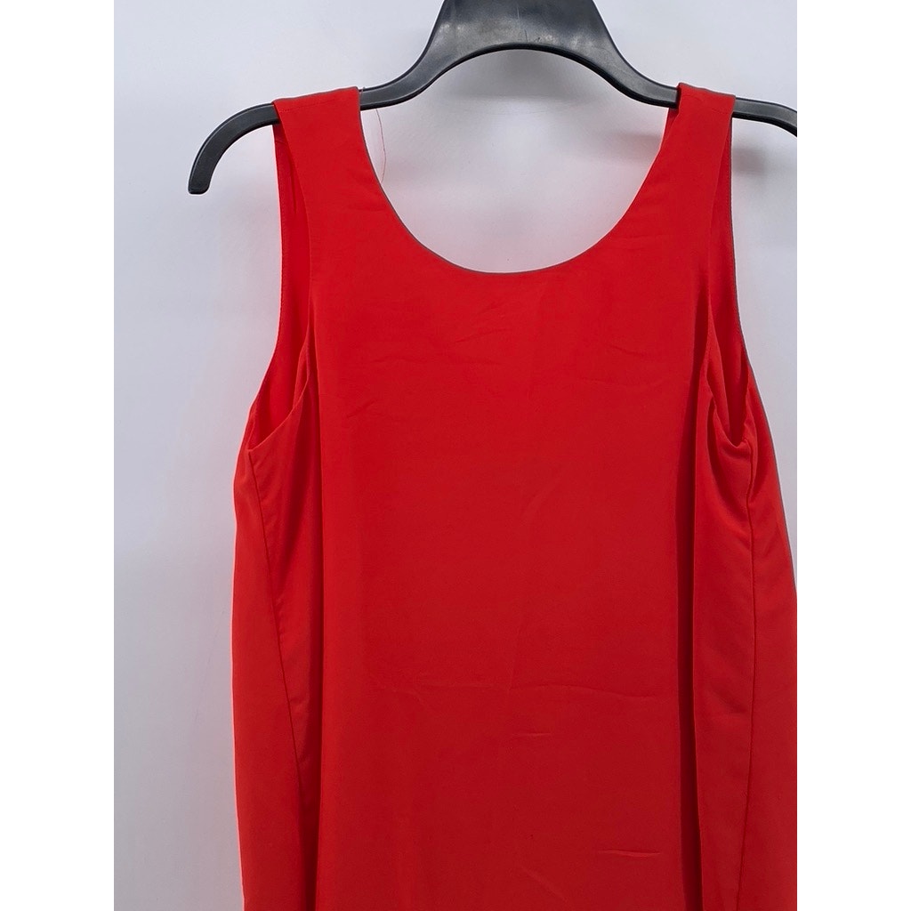 ROSE & OLIVE Women's Red Scoop-Neck Sleeveless Hi-Low Tank Top SZ S