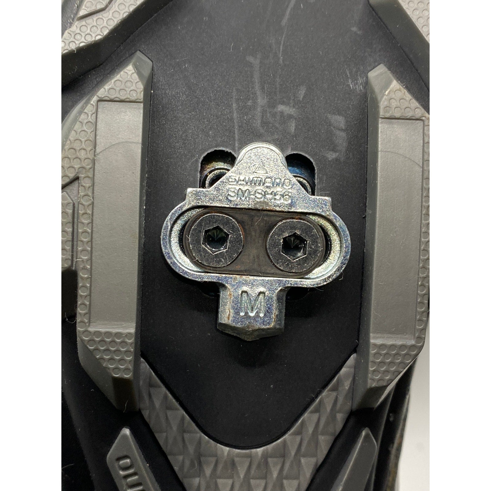 SHIMANO Women's Black Round-Toe Double-Strap Off-Set Cycling Shoes SZ 40(8)