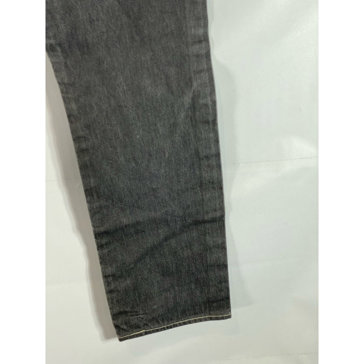 LEVI'S Men's Washed Black 501 Original fit Straight Leg Denim Jeans SZ 32X32