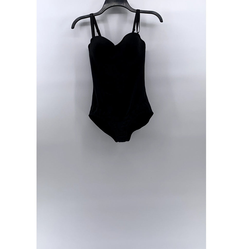 MARILYN MONROE Women's Black Removeable Strap Shaping Bodysuit SZ M