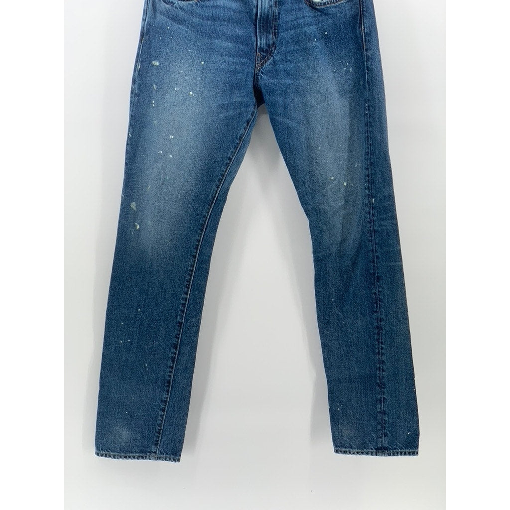 POLO RALPH LAUREN Men's Medium Blue Denim Regular-Fit Straight Leg Jean SZ 30X32
