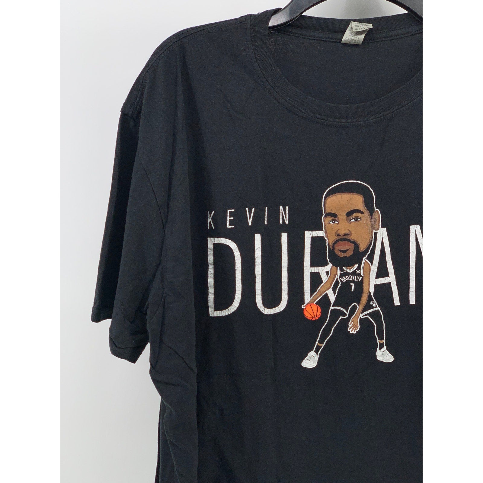 GILDAN Men's Black NBA Kevin Durant Player Graphic Short Sleeve T-Shirt SZ XL