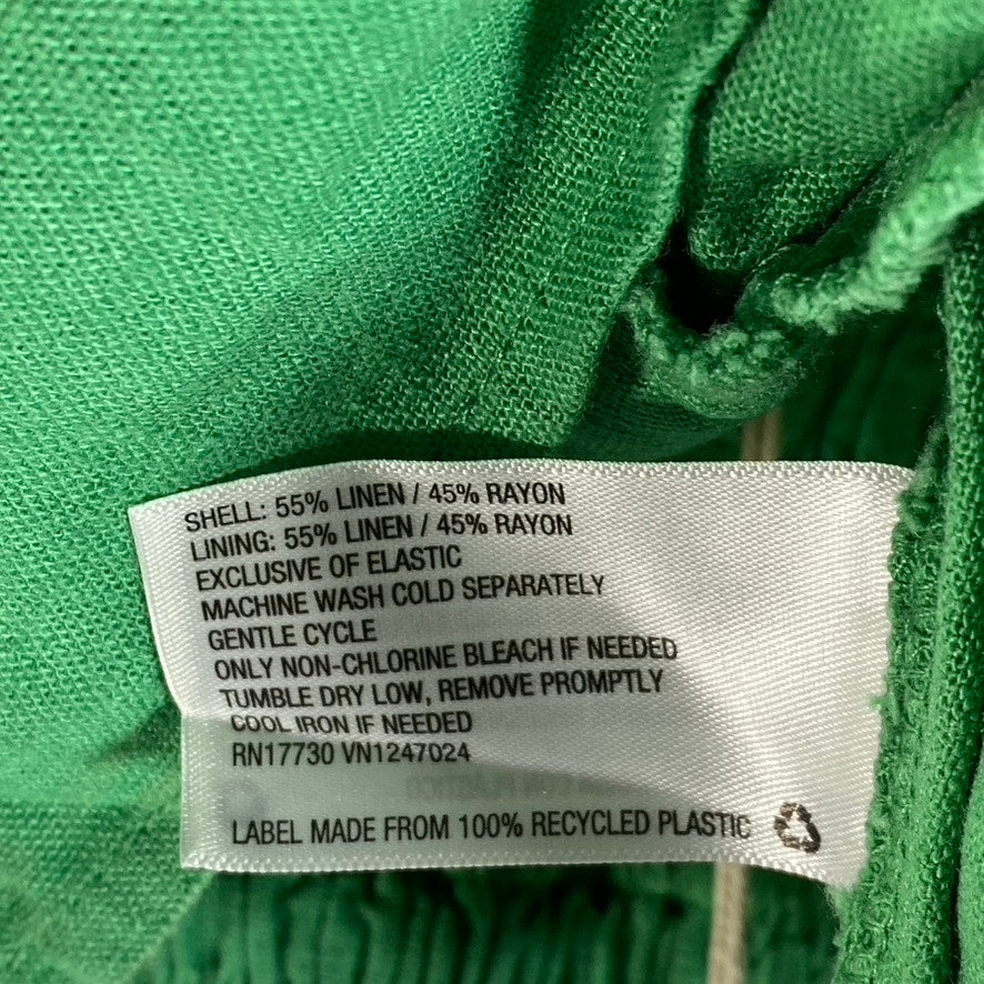 UNIVERSAL THREAD Women's Dark Green Tie-Front Adjustable Strap Crop Top SZ M