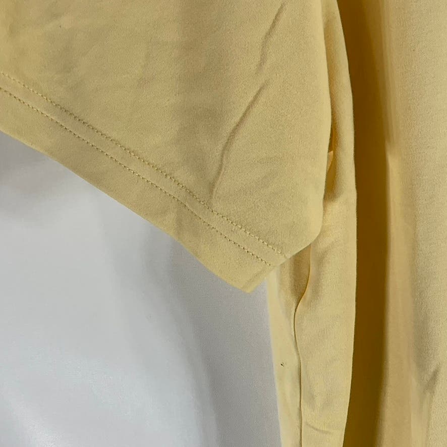TASSO ELBA Men's Yellow Supima Cotton Short Sleeve Polo Shirt SZ XL