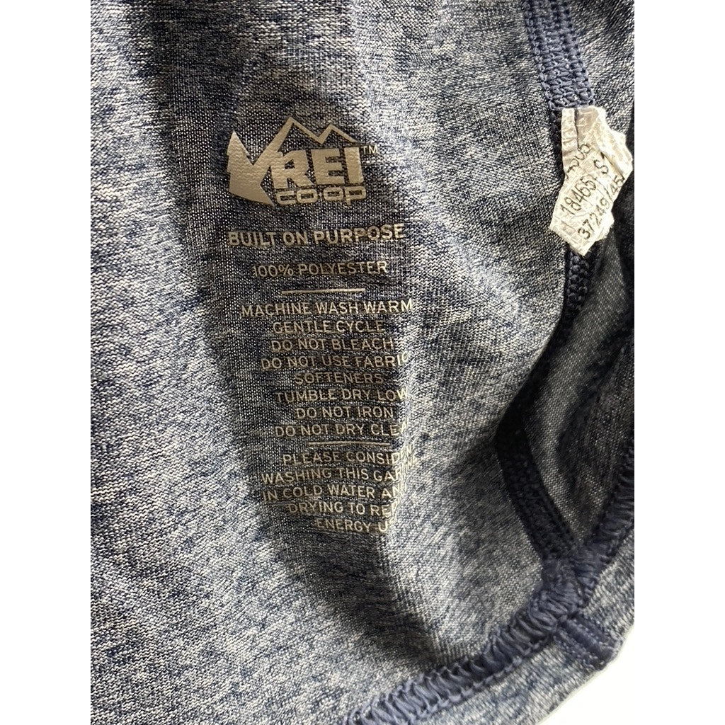 REI CO.OP Men's Heather Blue Crewneck Long Sleeve Active T-Shirt SZ M