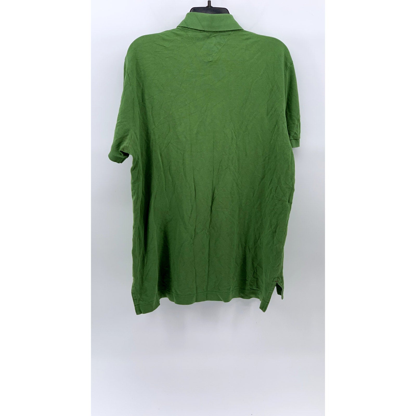 TOMMY HILFIGER Men's Green Classic-Fit Short Sleeve Casual Polo Shirt SZ M