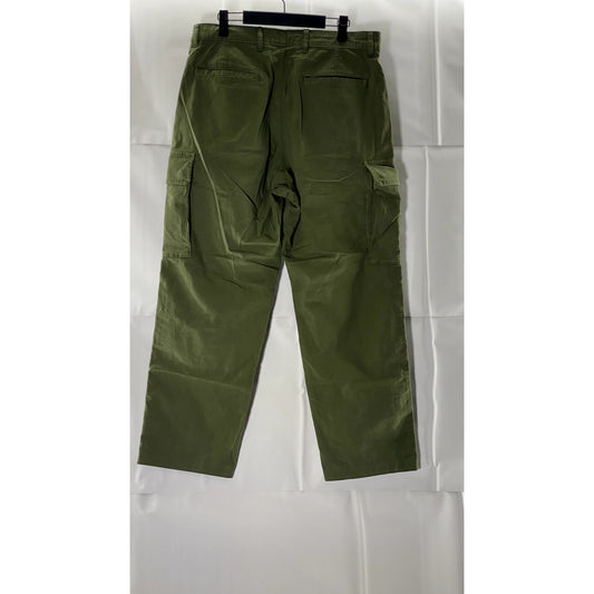 UNIQLO Men's Green Cargo Straight-Leg Pants SZ M