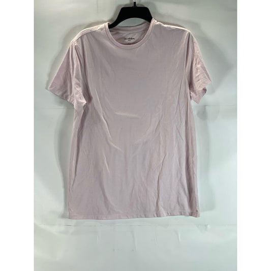GOODFELLOW & CO Men's Light Pink Crewneck Standard-Fit Lyndale T-Shirt SZ M
