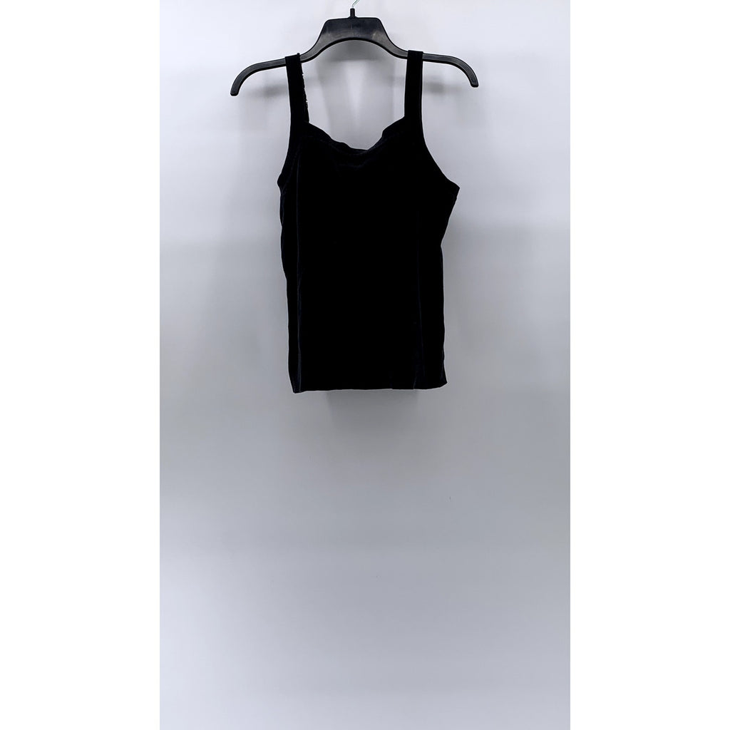 INC INTERNATIONAL CONCEPTS Women’s Black Knit Square-Neck Tank Top SZ XL