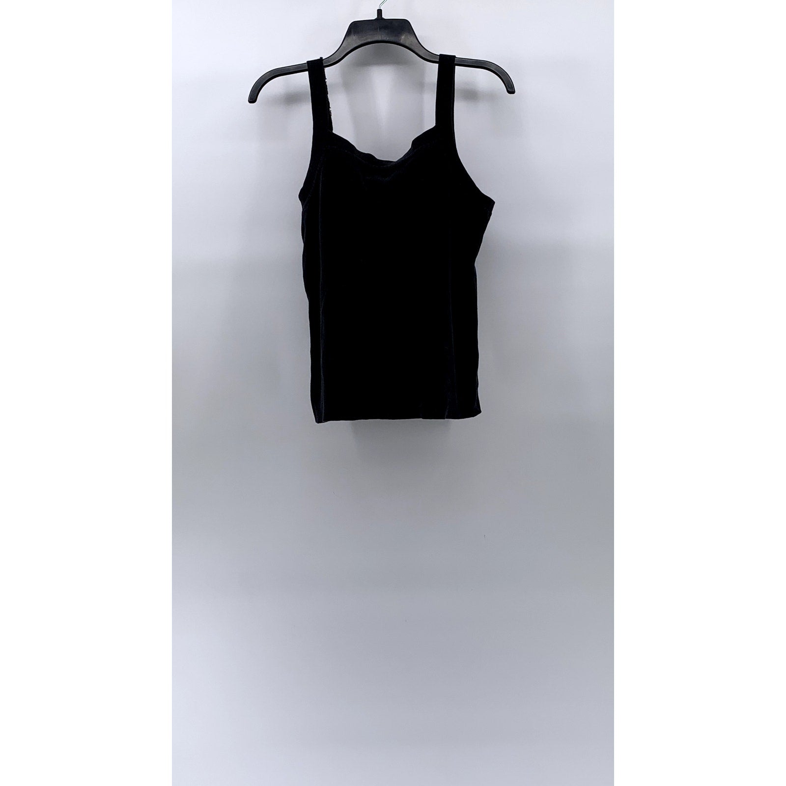 INC INTERNATIONAL CONCEPTS Women’s Black Knit Square-Neck Tank Top SZ XL