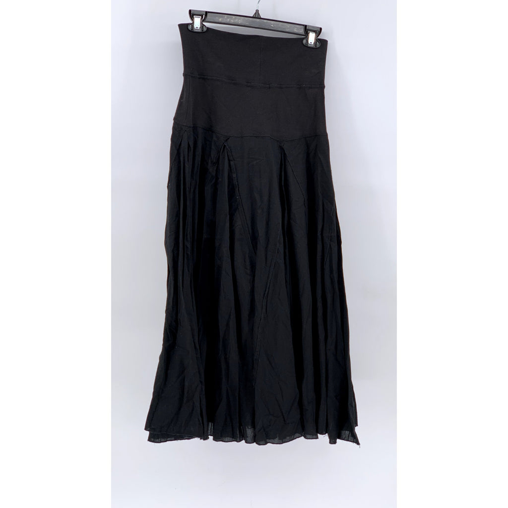 CHARLOTTE RUSSE Women’s Black Cotton Tiered Maxi Skirt SZ S