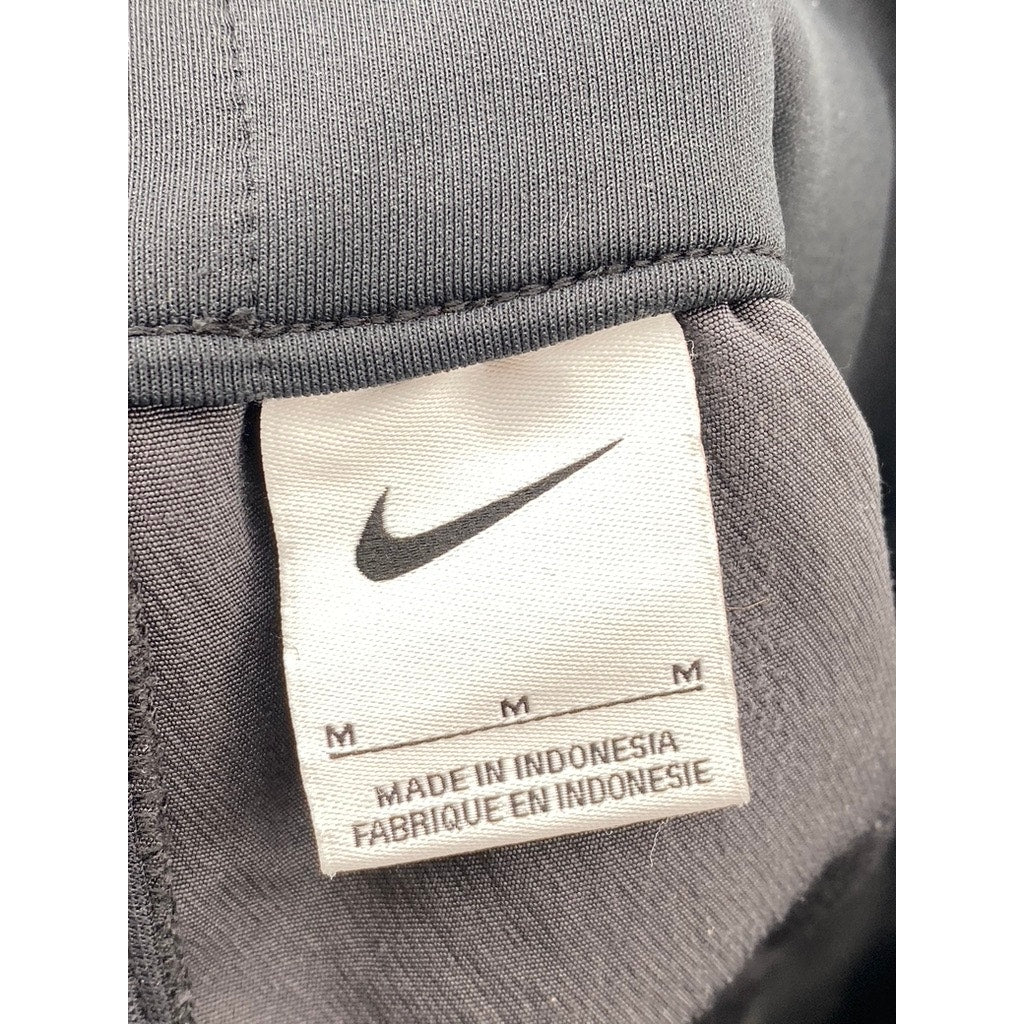 NIKE Women's Gray High-Rise Tech Side-Zip Hem Active Shorts SZ M