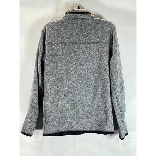 AMERICAN EAGLE OUTFITTERS Men's Heather Gray AE Active Flex Zip-Up Sweater SZ M