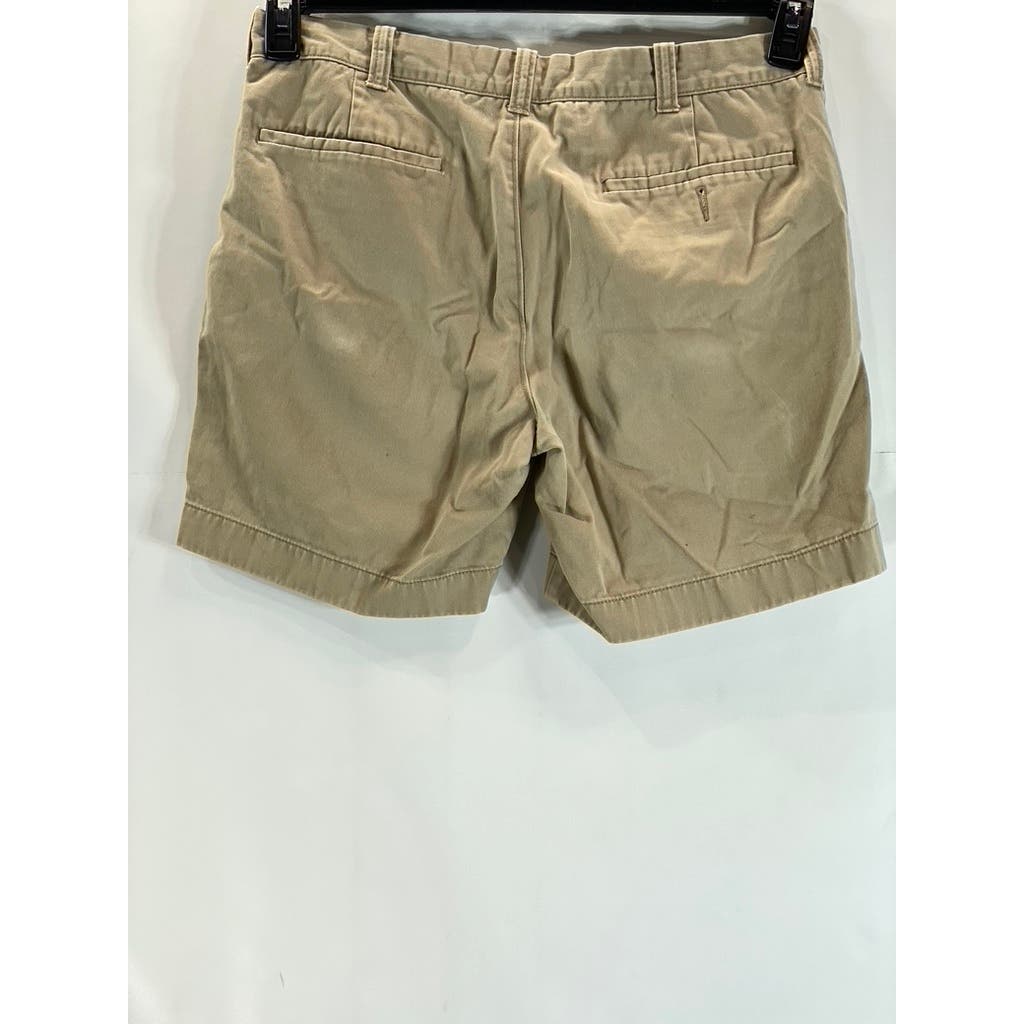 J. CREW Men's Tan Reade Stretch Four-Pocket 7" Chino Shorts SZ 32