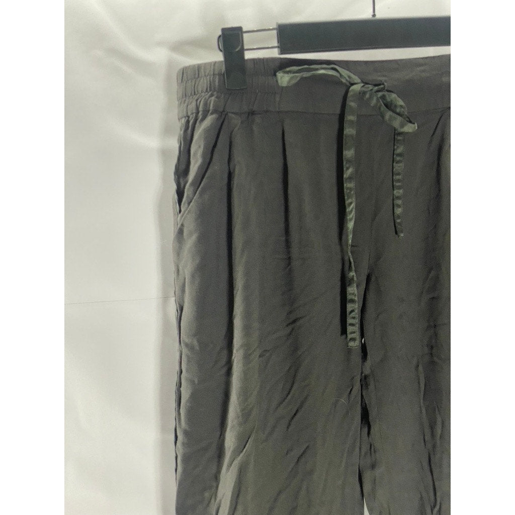 ARITZIA TALULA Women's Black Los Feliz Drawstring Dress Jogger Pant SZ M