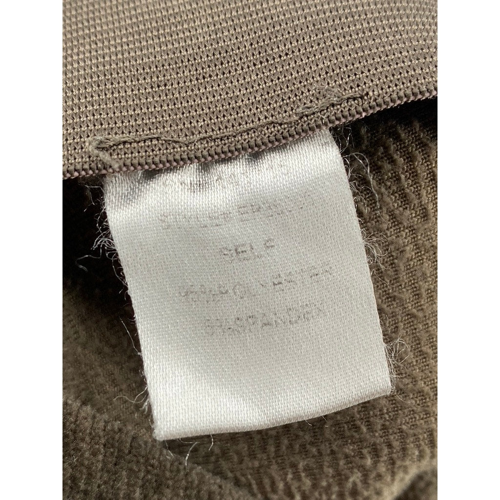 EVENUEL Women's Brown Corduroy Pull-On Wide-Leg Pocketless Pants SZ 14/15