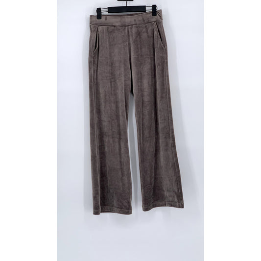 UNIQLO Women's Light Brown Extra Smooth Stretch Relaxed Fit Wide-Leg Pant SZ S