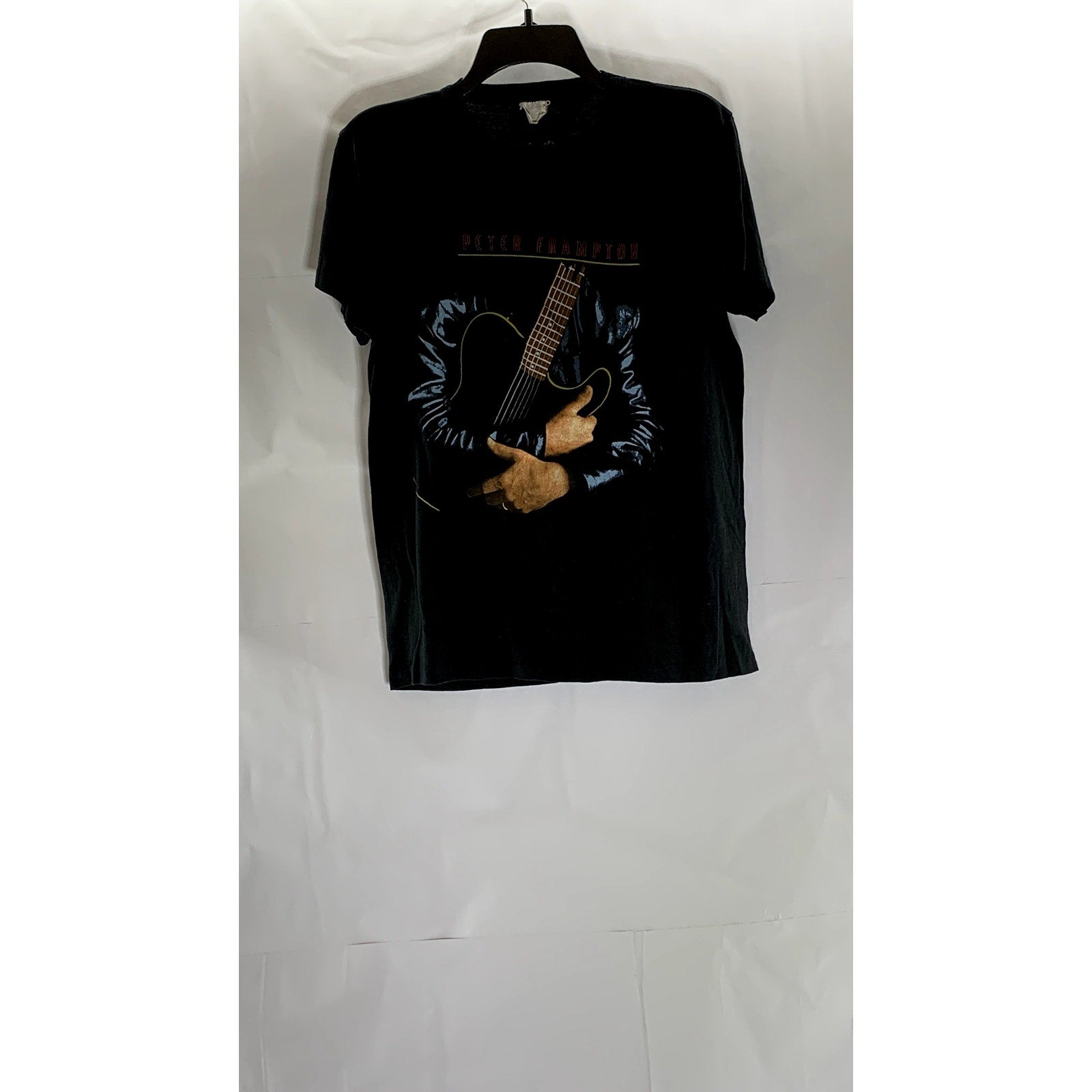 VINTAGE Unisex Peter Frampton "Premonition" Tour Guide Short Sleeve T-Shirt SZ L