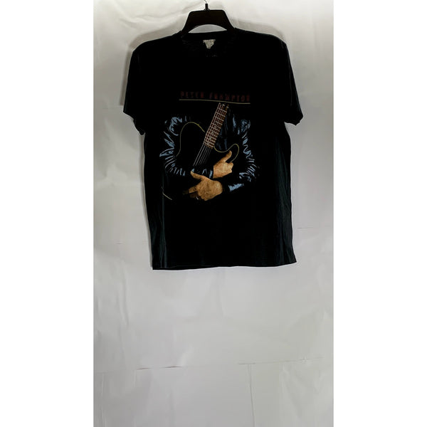 VINTAGE Unisex Peter Frampton "Premonition" Tour Guide Short Sleeve T-Shirt SZ L